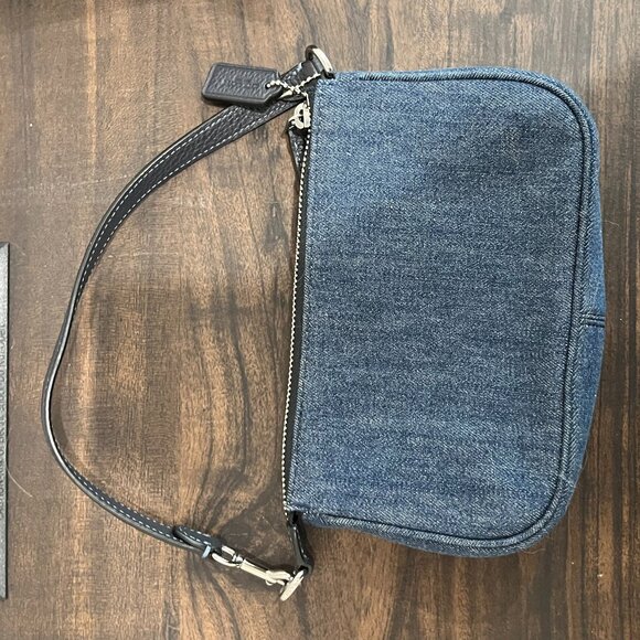 Coach Denim Purse with Silver Rivets - Picture 4 of 4